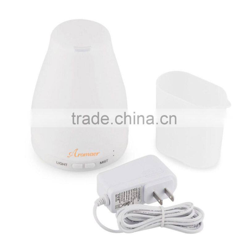 Wholesale 120ML ultrasonic aroma diffuser/essential oil diffuser/aromatherapy humidifier with led light