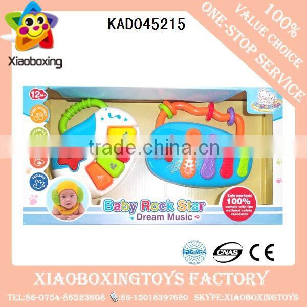 Hot selling interesting gift lovely plastic infant rattle ball baby toys