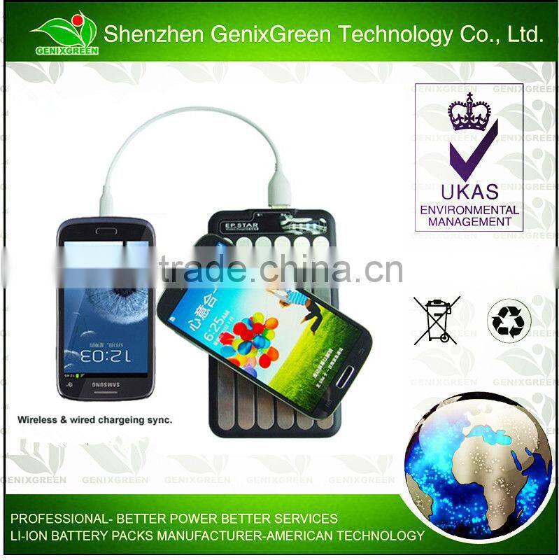 5000mah New skill in the market wireless Power Bank for cellphone chargers