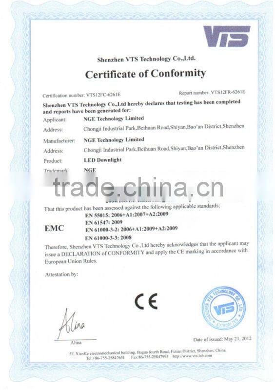 Samsung SMD 4 Inch 10 watt led down light housing