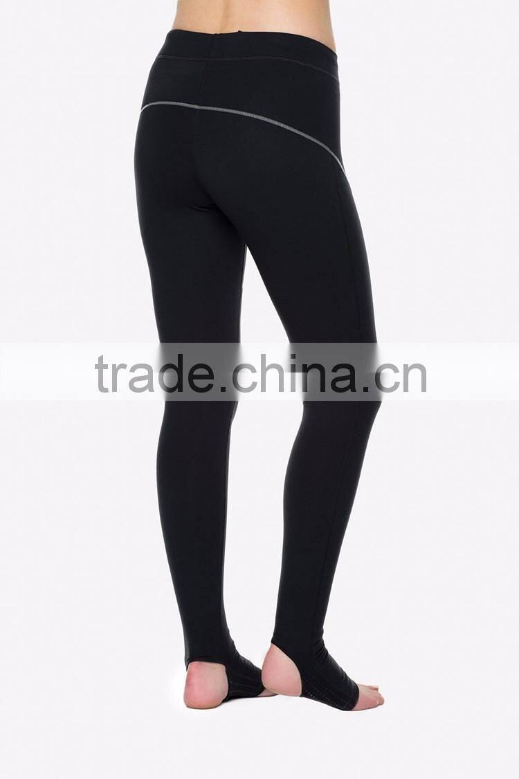 Custom Logo Women Active Tights Foot Grips Balance Leggings