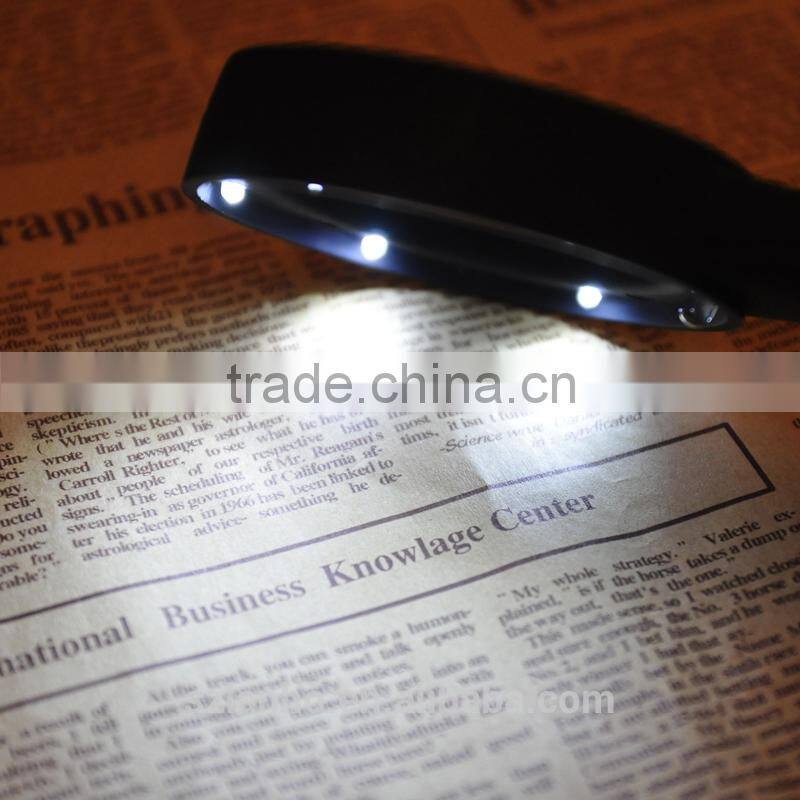 2016 New TH600559 10X loupes ABS material high quality frosted rubber magnifying lens