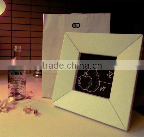 Bespoke recycled paper a4 letter size photo frame with wholesale price