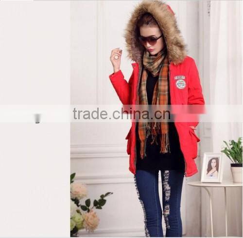 Woman Clothing Newest Any Size Black And White Coat Women Fashion Coats 2014