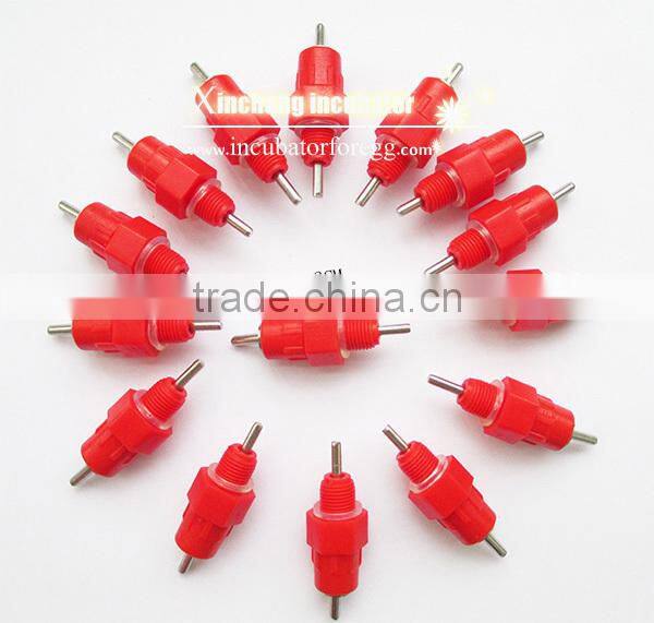 Automatic Poultry Plastic Chicken Stainless Steel Nipple Drinker