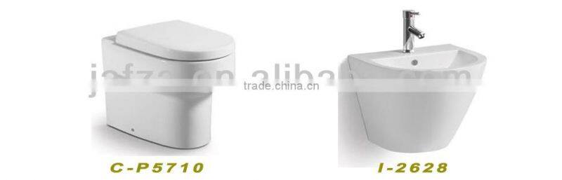 F06 Popular two color basin, oval basin, white inside and green outside wash basin
