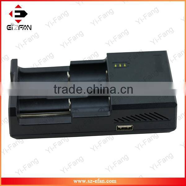EFAN Intellicharge H2 Battery Charger with USB For 18650 battery
