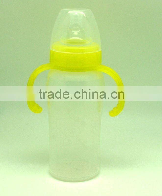 high quality food grade baby feeding bottle with spoon