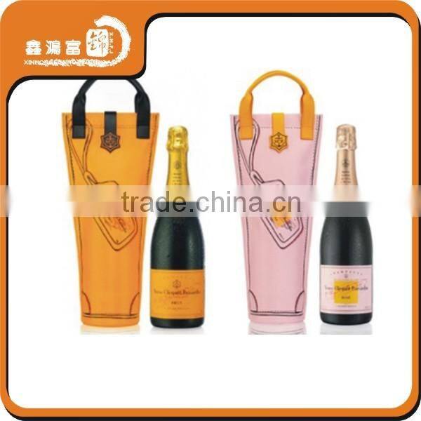 transparent custom high quality wine cooler pvc bag