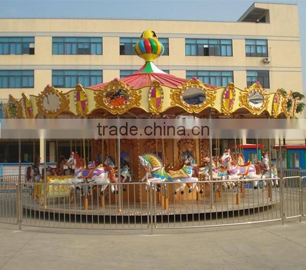 2016 kids amusement parks Luxury merry go round carousel for sale