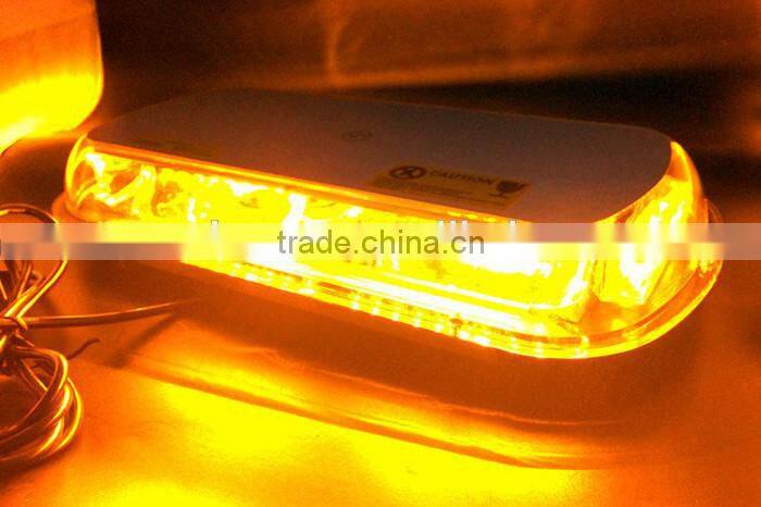DC12V-24V 44 LED 44W Magnets Emergency Strobe Lightbar Amber/Blue ,8 Flash way LED warning Light