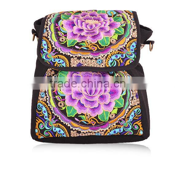 2016 New Design fashion bags for ladies ethnic embroidery backpack