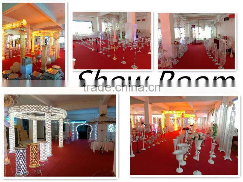 2016 mirror cake stand for weddings event party decoration in foshan