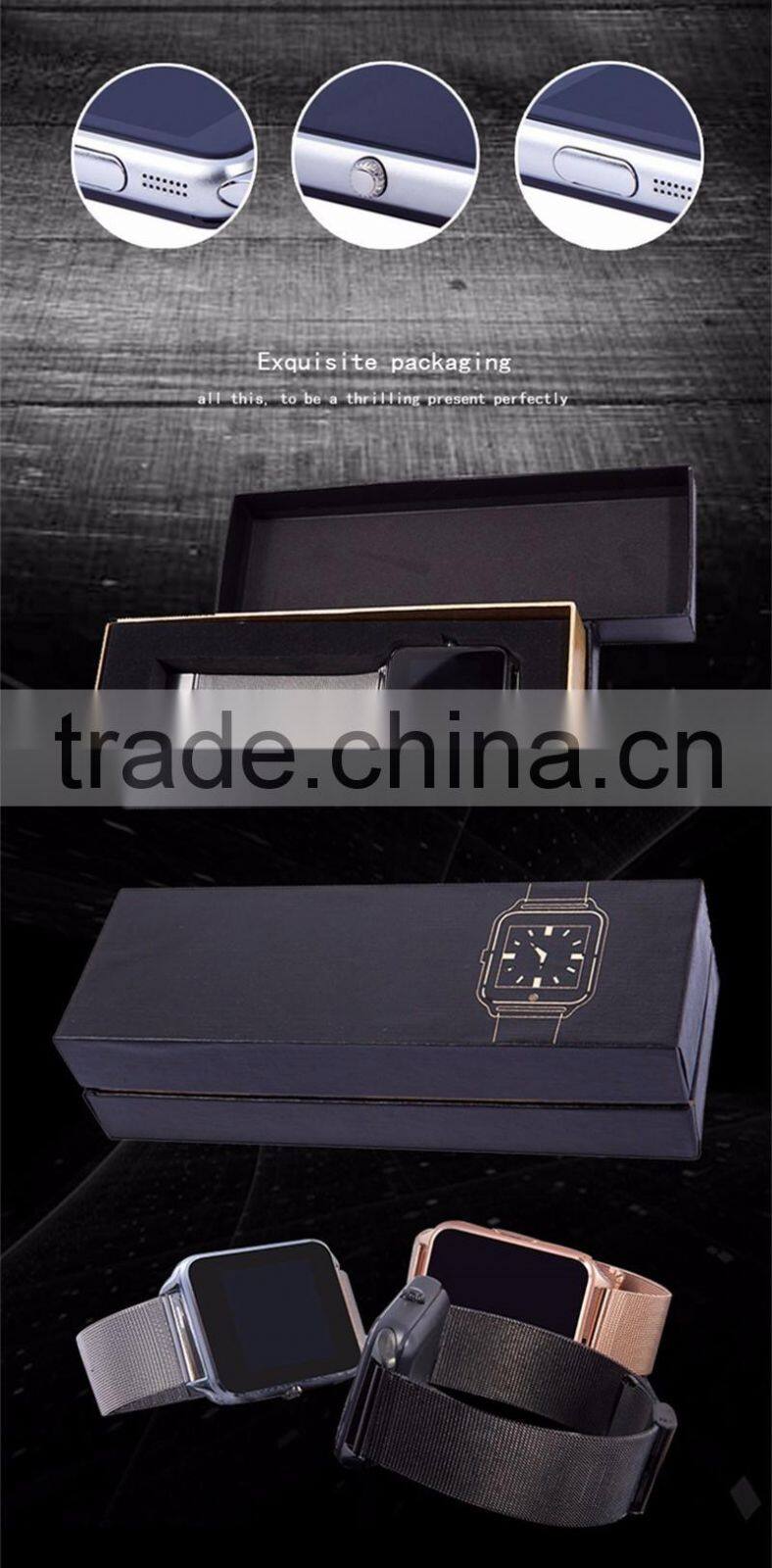 New Sedentary Remind Inteligente Z60 Smart Watch TF Card Camera Bluetooth Smartwatch For Android Phone