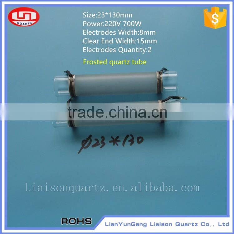 Isolation of water and electric quartz heating glass tube
