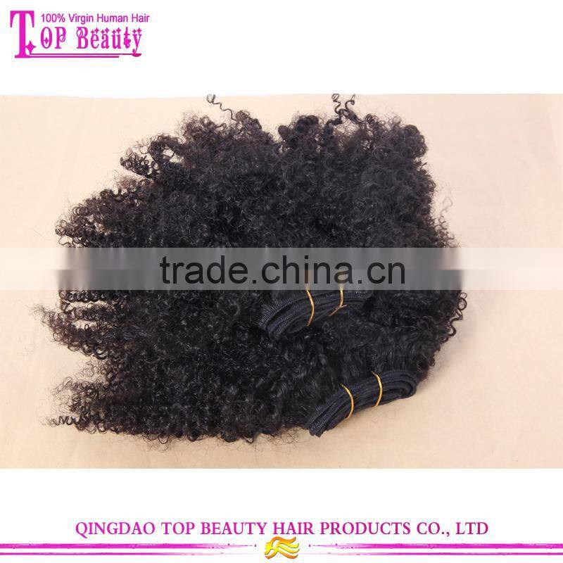 Cheap wholesale top quality raw indian hair extensions 100% unprocessed virgin indian kinky curly remy hair weave