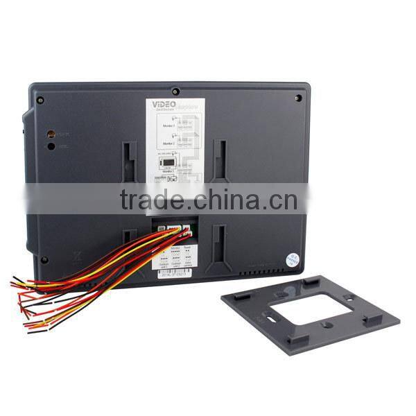 New Video DoorPhone 1 IN 1 Intercom System 7 Inch Screen Monitor Unlocking Hands-Free Intercommunication Night Vision Camera