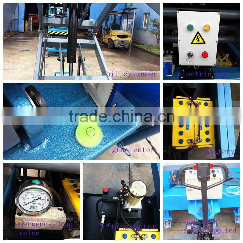 hydraulic scissor work platform