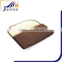 Polyester chenille bath mat with PVC backing