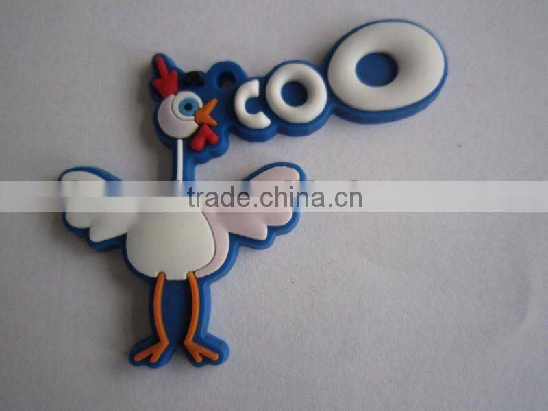 Funny animal pendants pvc cartoon phone hang drop strap pendant