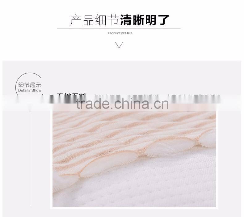 2016 new design air layer embroidery colored cotton knitted baby blanket