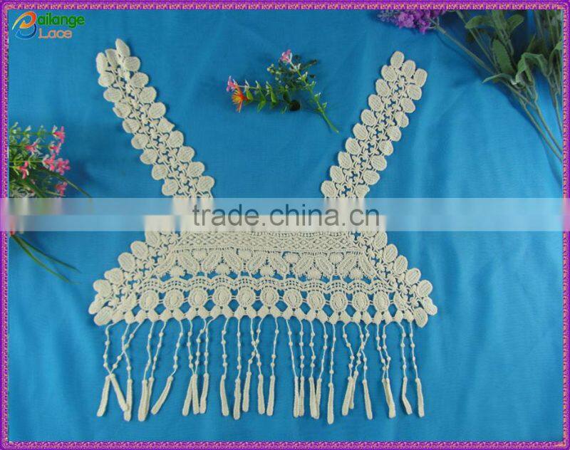 2016 Dresses guipure lace Textile Embroidered cotton lace collar trim