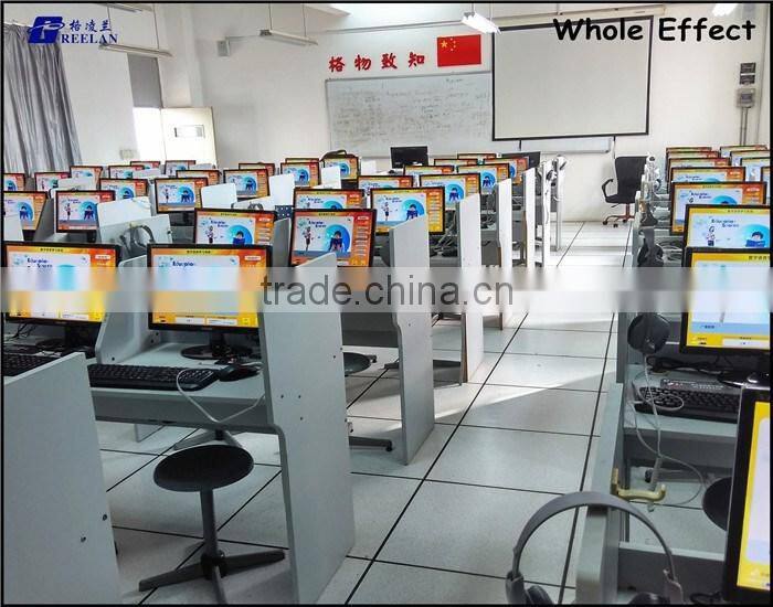 University interactive language learning/training software lab system