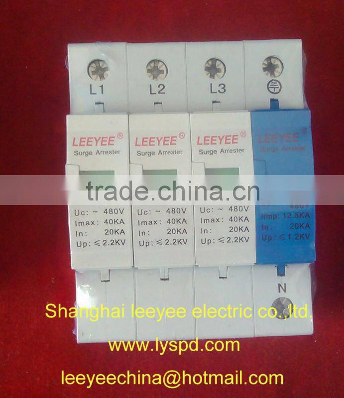 3P+NPE 40kA Class C surge protector device(SPD)