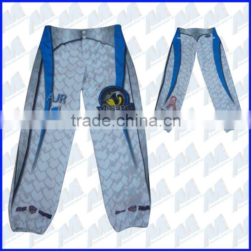 Fastpitch softball shirt and pants in sublimation