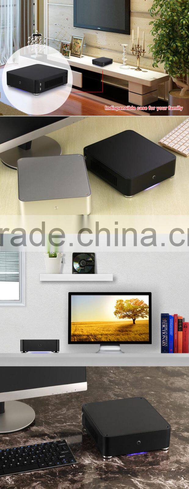 Mini ITX Case Realan Sand Blasting Thin Mini ITX Computer Case W60 ,Welcome OEM