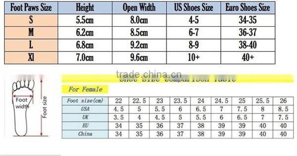 hot sale fashional soft Neoprene dance foot thongs custom half sole foot thongs for dance
