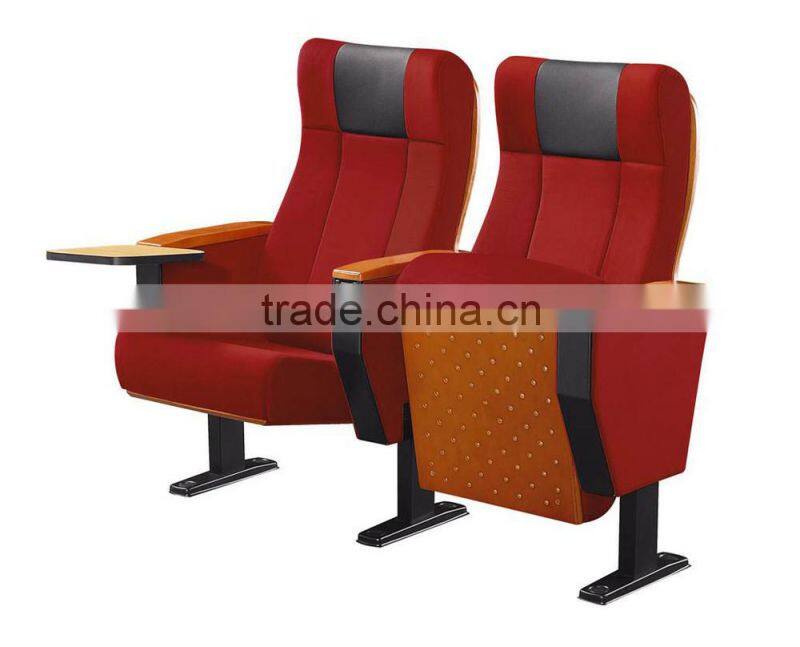 red fabric 2 Person 4d Theater Seats / Cinema Chair YA-302