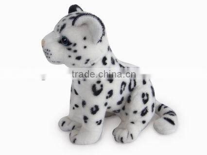 factory wholesale realistic grovel snow leopard plush toy stuffed plush jungle animal toy super soft plush grovel snow leopard