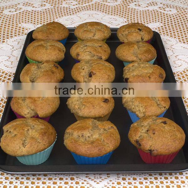 12 High Quality BPA Free Silicone Baking Cups silicone muffin cup silicone cupcake liner bakeware set