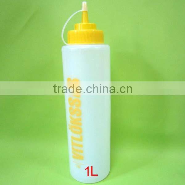 LDPE White Hotsale Cheap Plastic Squeeze Bottle with LOGO Printing
