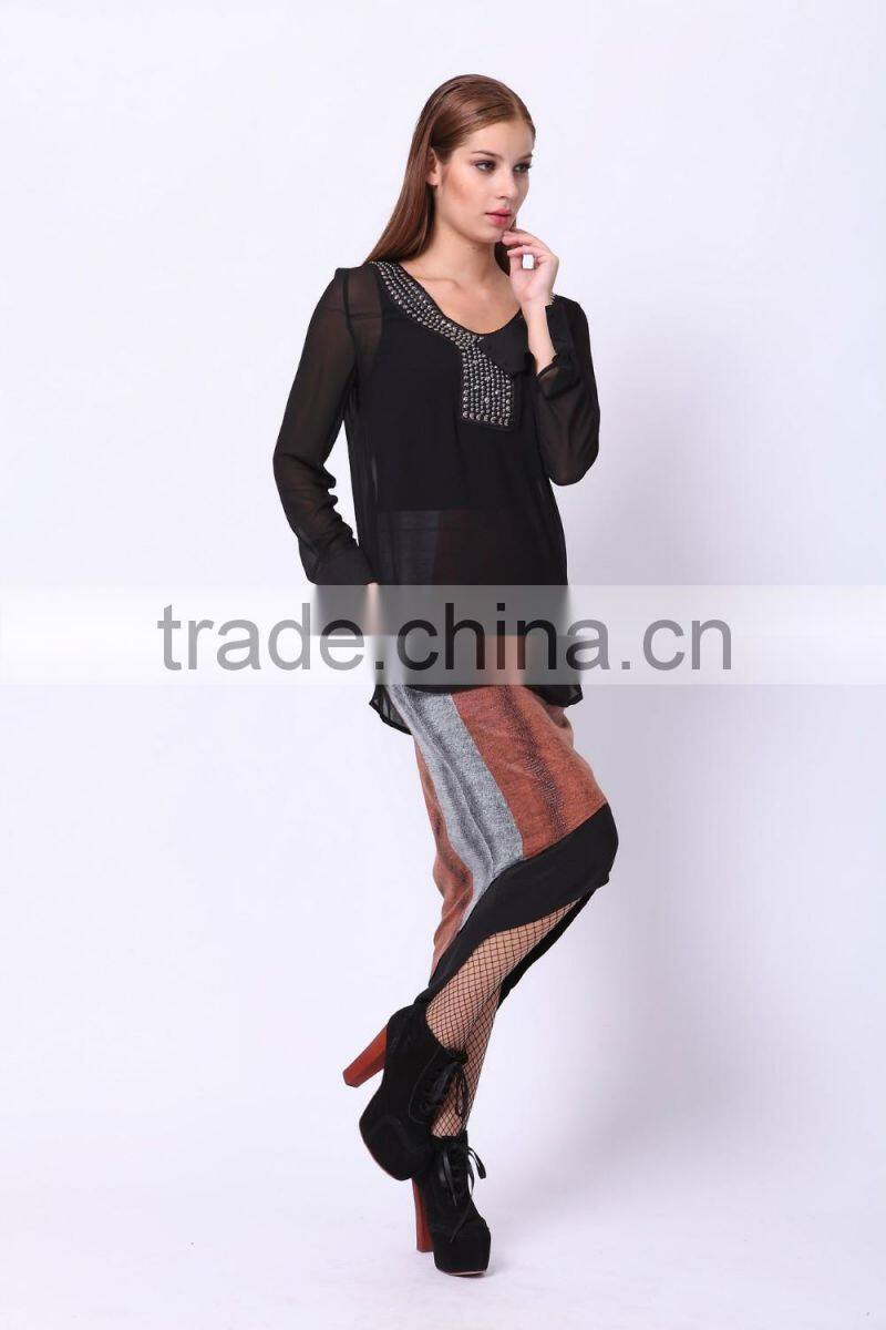 2016 PRETTY STEPS winter collections elegant ladies longsleeve dress beautiful lady fashion dress