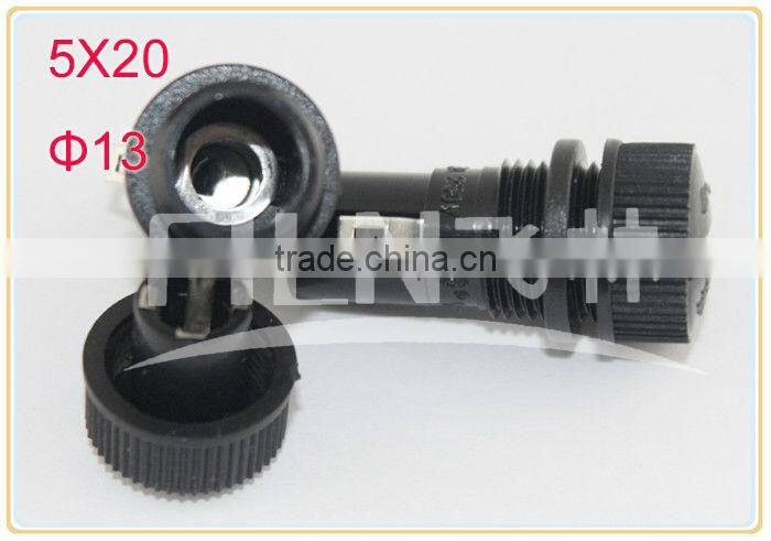 250VAC 10A black bakelite mini auto fuse holder for 5x20mm fuse