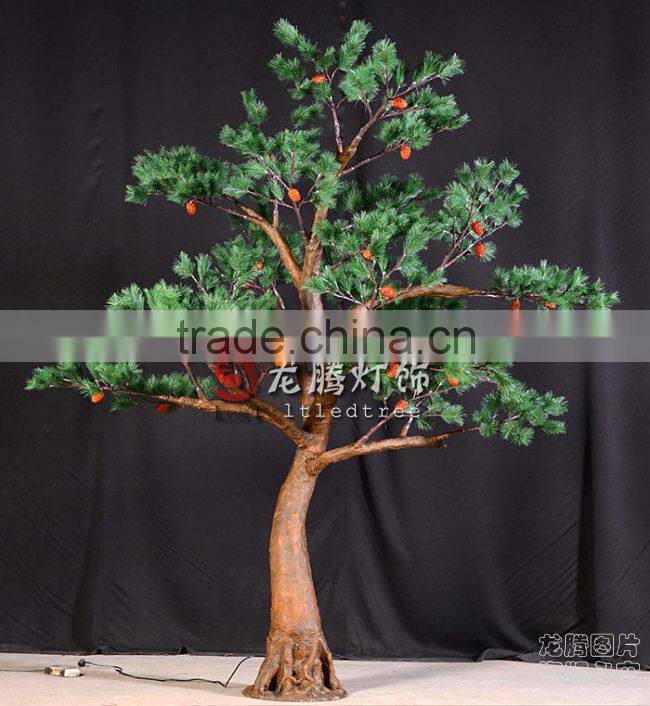 Pine leaf christmas tree with led lights