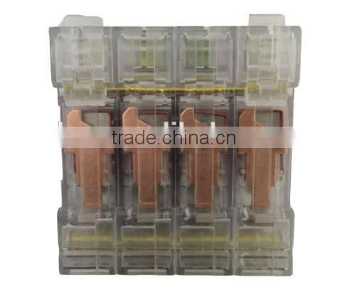 mini circuit breaker with transparent cover DZ47-63 4P 40-63A