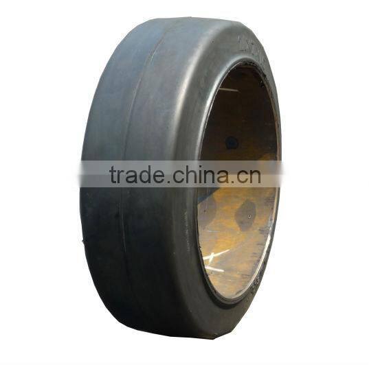Rim-Assembled Solid Tyre 10x4x6 1/2