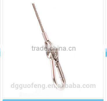 7*7 / 1*19 Galvanized Single Leg Eye and Eye Wire Rope Sling