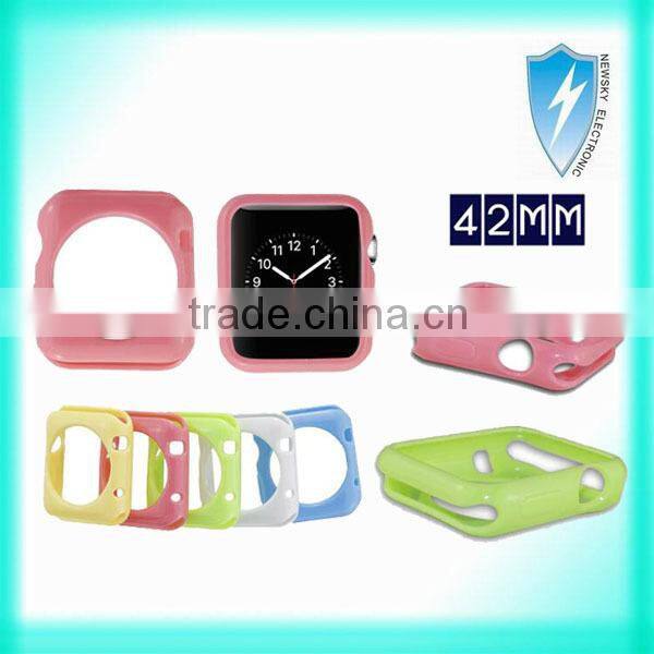 For Apple Watch Case, Crystal Clear TPU Case for Apple Watch 42mm