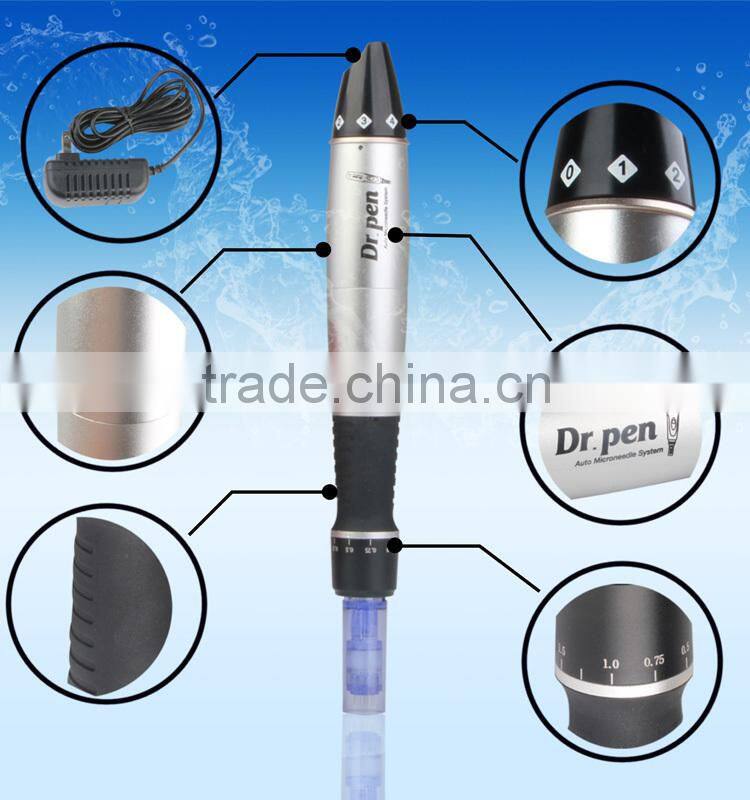 Factory direct professional electric derma pen, microneedle machine Dr.pen, 1box/25pcs 12 pins needle cartridge dermapen