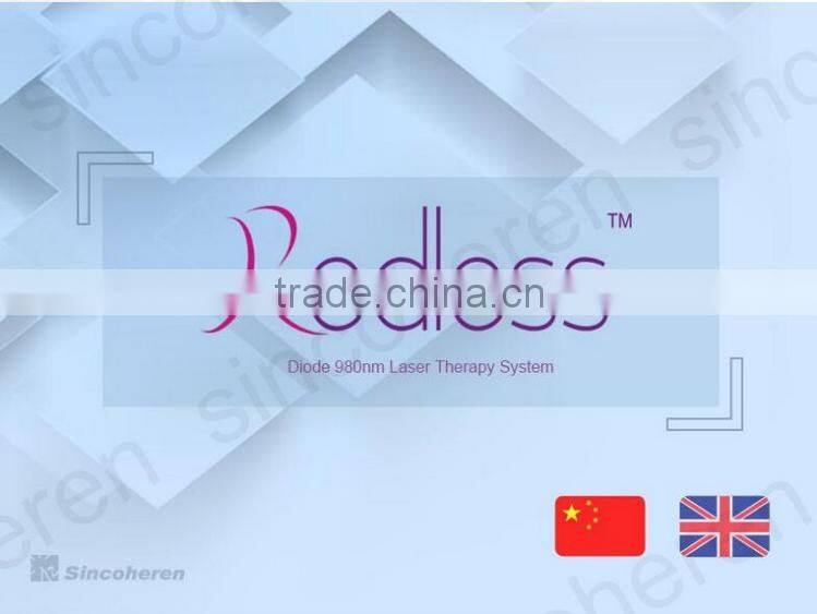 Portable 980nm laser non-invasive veins vascular removal beauty equipment with good effect