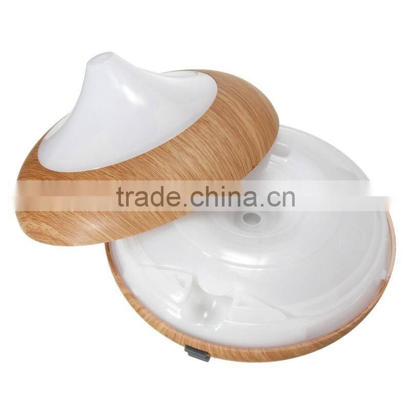 Wood grain Aromatherapy Essential Oil Diffuser LED Lights Ultrasonic Cool Mist Aroma Air Humidifier for Office Baby Bedroom