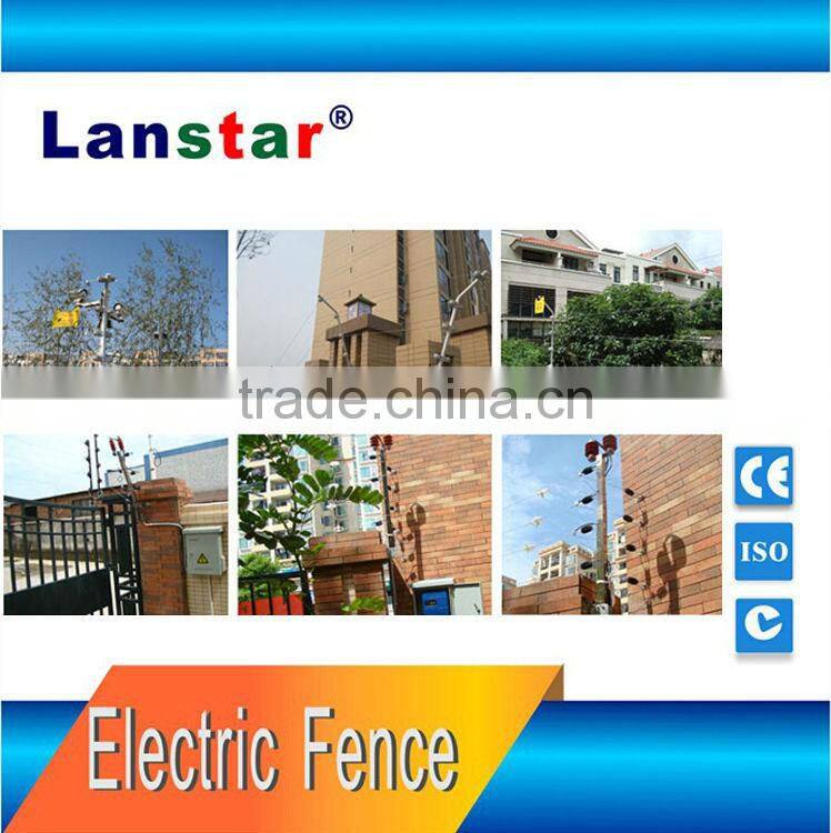 Solar security installations residential electric fence product advanced perimeter security electric fence accessories