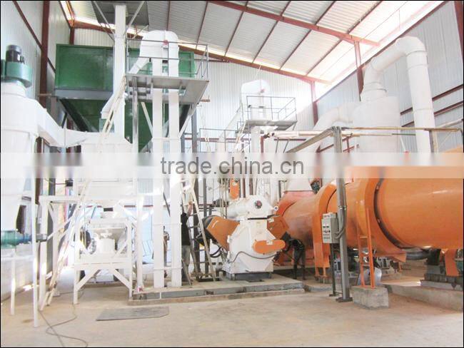0.25-4 T/H Wood Biomass Straw Grass Pellet Machine / Wood Pellet Machine