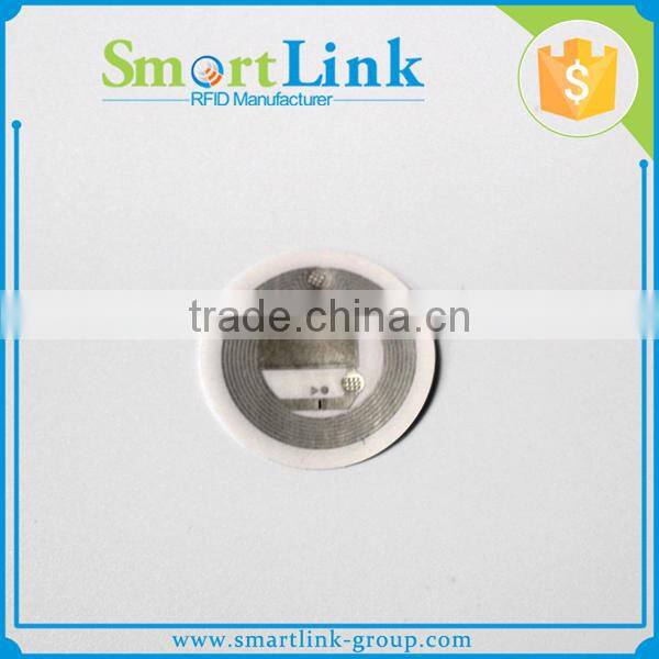promotion!! rfid nfc Ntag213 label tag for nfc moblie phone, cheap 25mm dia blank paper label sticker,nfc chip suppliers