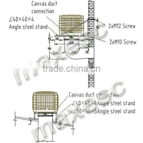 Industrial 3 Phase Desert Air Conditioner with Honeycomb