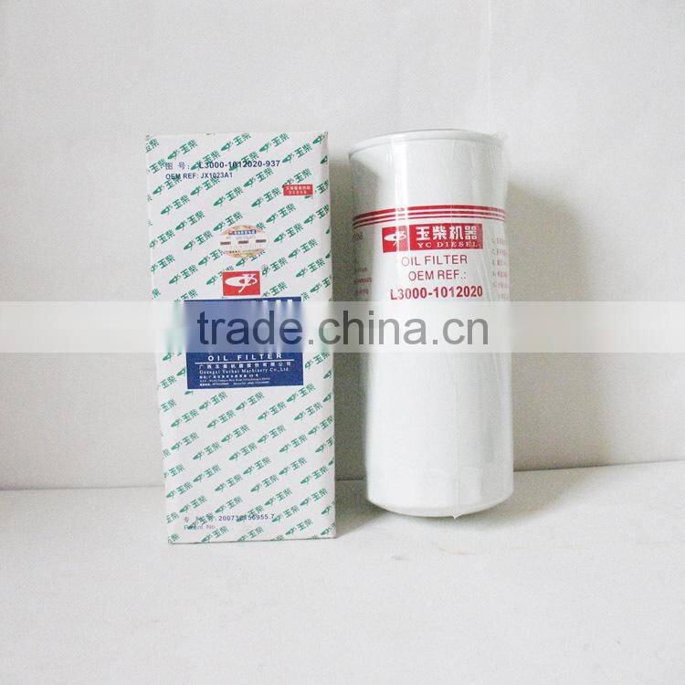 Yuchai diesel engine parts oil filter JX1023 L3000-1012020-937 and other parts
